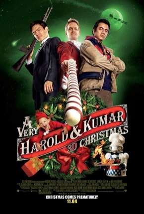 Capa O Natal Maluco de Harold e Kumar Dublado